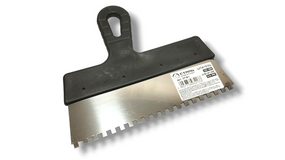 Шпатель 250мм зубчатий 6х6 мм СТАЛЬ (арт.37161)