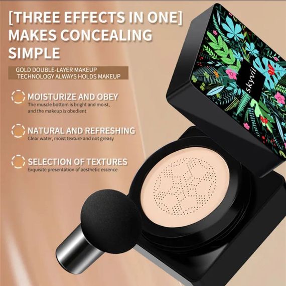 Кушон SKYVII Beauty Cream Cushion , відтінок 01 NATURAL COLOR | Зображення 2