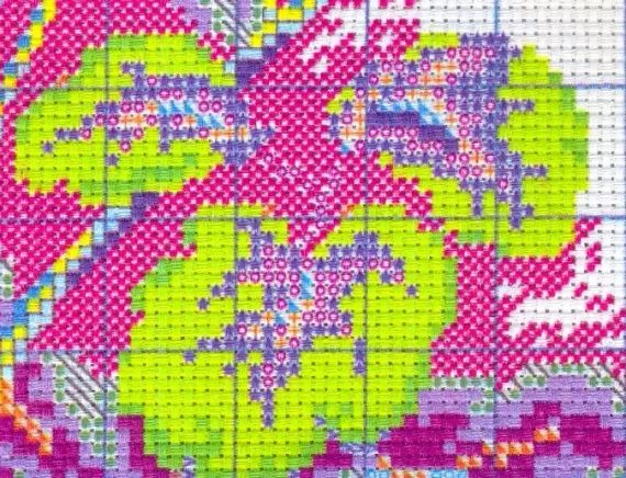 Набір для вишивання за нанесеною на канву схемою  "Spring birds". AIDA 14CT printed, 33*47 см | Зображення 6