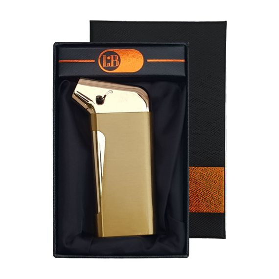 Запальничка Бокова Турбінка Side Turbo Lighter Gold