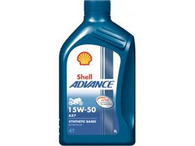 Моторна олива Shell Advance 4T AX7 15W-50 1л.