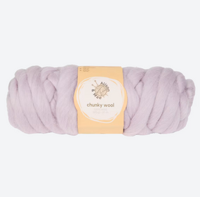 Пряжа Alison & Mae толстая шерсть 400g Фіолетовий