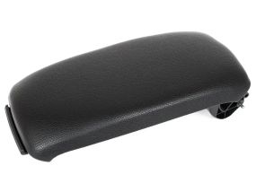 Audi A3 8P (03-12) крышка подлокотника с кнопкой и обивкой, черная экокожа, Ауди А3 8П