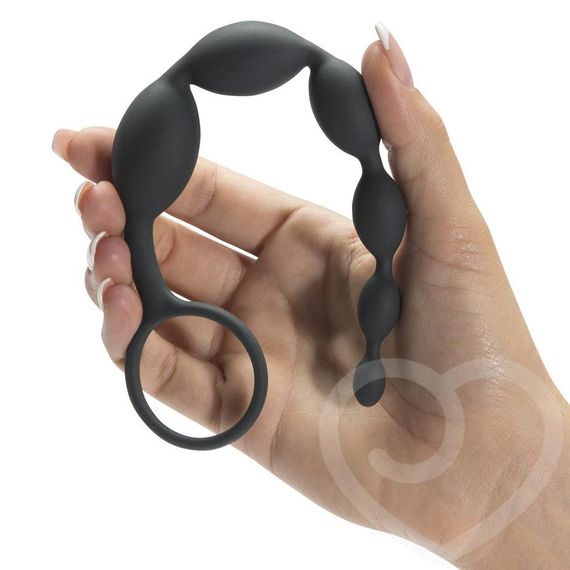 Анальні намиста "наростаюче задоволення", Черный | Зображення 3