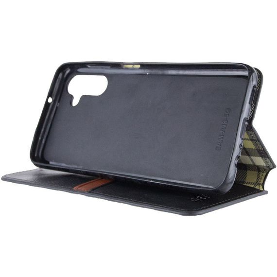 Кожаный чехол книжка GETMAN Cubic (PU) для Samsung Galaxy A14 4G/5G Штучна шкіра, Слот для візитки, Чорний | Зображення 4