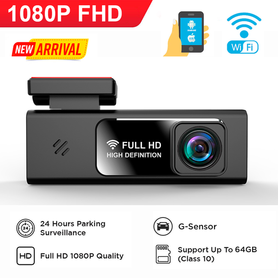 Автомобильный видеорегистратор для Android магнитол Wi-Fi Terra HD-X12, FHD (1920×1080P) | Зображення 3