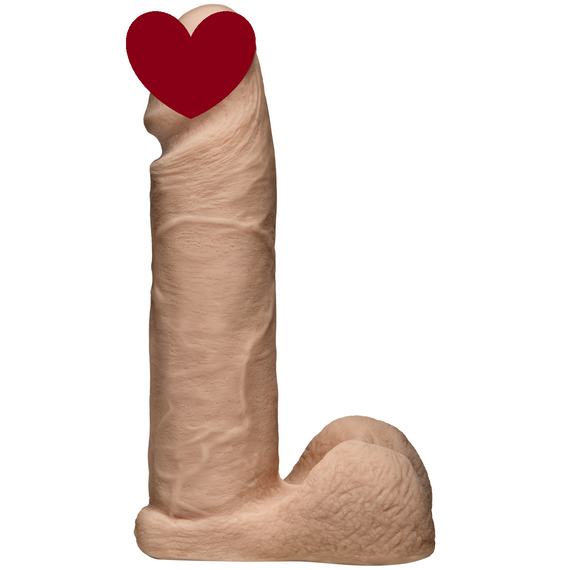 Фалоімітатор Doc Johnson Vac-U-Lock - 8 Inch ULTRASKYN Cock White, діаметр 5,1 см Sex Aura