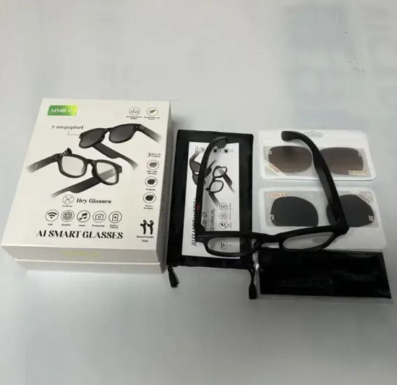 Умные фотохромные очки с камерой 8MP, видеозаписью и встроенным чатом GPT AI Smart Glasses AIMB-G1 | Зображення 6