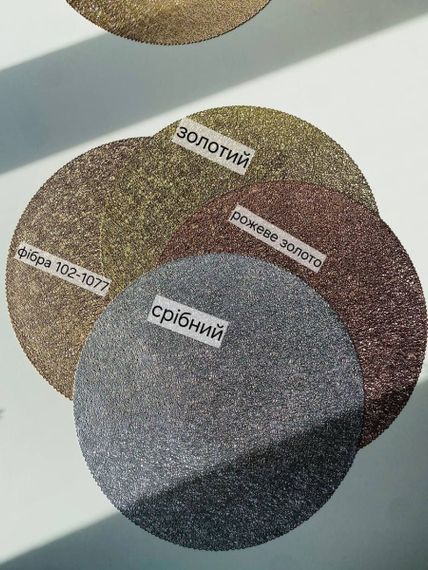 Серветка сервірувальна кругла OLens Фібра 102-988 38 см срібляста | Зображення 3