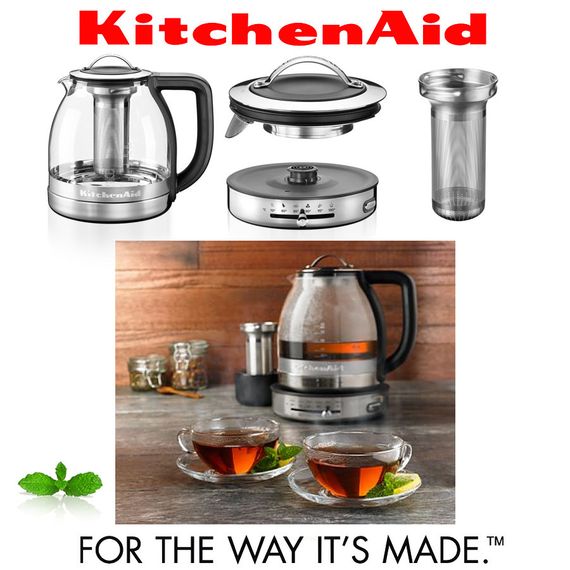 Электрочайник KitchenAid 5KEK1322SS ARTISAN стеклянный | Зображення 2