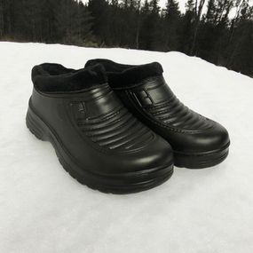 Меховые бурки, Обувь для работы на даче, Бурки низкие, Зимние кроссовки топ, Удобные рабочие сапоги ZM-22