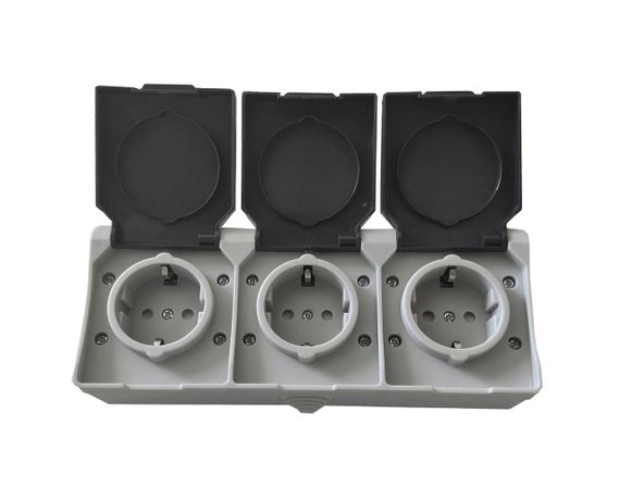 Розетка зовнішня установка 3-а з/к IP54 SURFACE Ny95000222