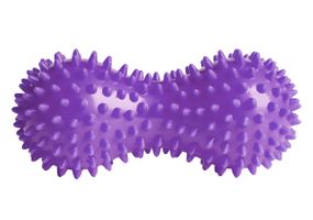 Масажний м'ячик подвійний EasyFit Goober фіолетовим з шипами (EF-1072-V)