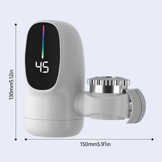Водонагрівач WATER HEATER ZSW-D03 • Електрична насадка на кран з проточним водонагрівачем і LCD дисплеєм | Зображення 3