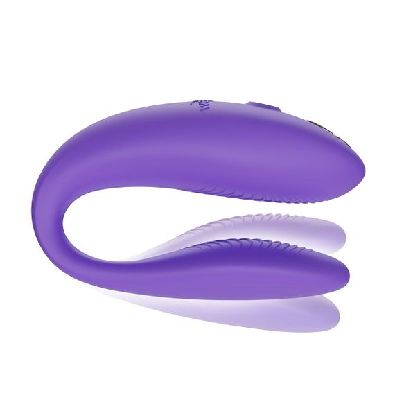 Смарт-вібратор для пар We-Vibe Sync GO Light Purple, тревел-кейс, пульт ДК | Зображення 1