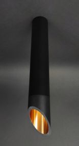 Люстра стельова на 1 лампочку 27617 Чорний 39х6х6 см.