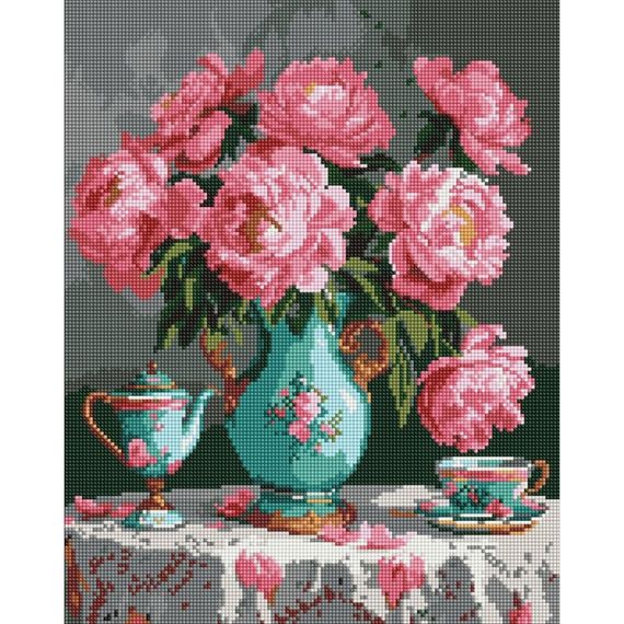 Алмазная мозаика "Нежные цвета" ©sophiia_іllustrations AMO8124, 40х50 см