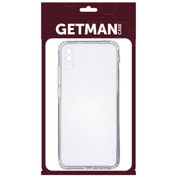 TPU чохол GETMAN Clear 1,0 mm для Xiaomi Redmi 9A | Зображення 2