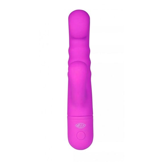 Кролик вібратор Peachy Pretty Violet Miss V, рожевий | Зображення 3