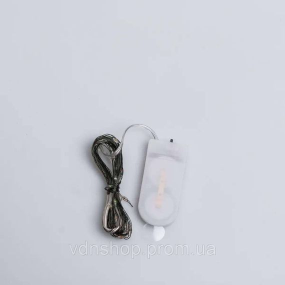 Світлодіодна гірлянда Роса 3 метри на батарейках 30 led нитка на зеленому дроті мультиколор 30L3MGML | Зображення 6