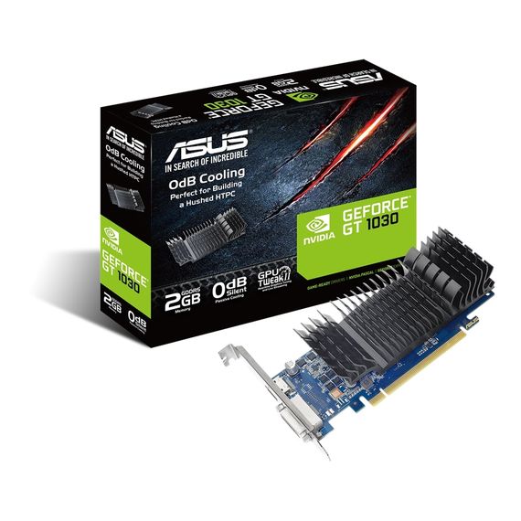 Видеокарта ASUS GeForce GT 1030 2GB GDDR5 low profile silent GT1030-SL-2G-BRK 90YV0AT0-M0NA00 | Зображення 3
