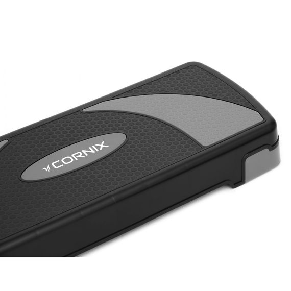 Степ-платформа 3-ступінчаста Cornix 78 х 29 х 10-20 см XR-0184 Black/Grey | Зображення 1