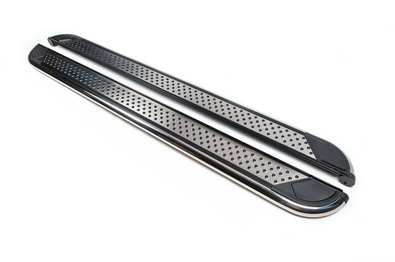 Бокові пороги Maydos V2 (2 шт., алюміній -2024 нерж) для Mitsubishi L200 2006-2015 рр | Зображення 7