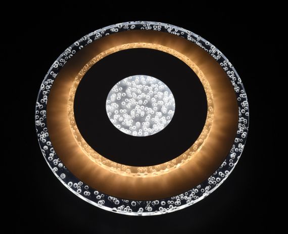 Сучасний круглий світильник стельовий LED для кімнати кухні ванної 26155 Білий 4х20х20 см. | Зображення 1