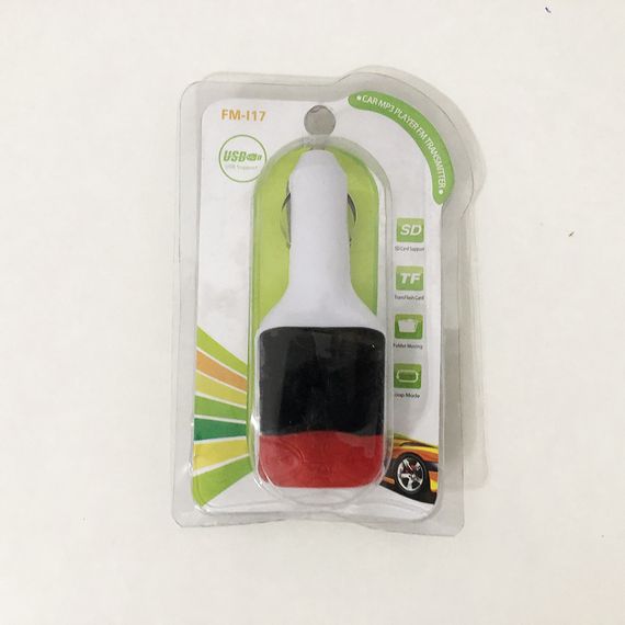 Mp3 для машини в прикурювач, Bluetooth аудіо модуль в машину Передавач для музики машину FT-63 | Зображення 1