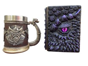 Подарунковий набір Кухоль 3D Берсерк-Вінінг і Блокнот 3D «Око Ілюзій»