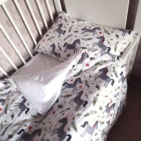 Комплект наволочок SoundSleep Unicorn муслін 40х60 см білий (2800004807197)