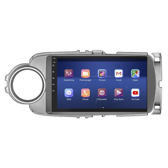 Штатная магнитола Lesko для Toyota Yaris III 2010-2014 экран 9" 4/64Gb 4G Wi-Fi GPS Top Тойота Ярис | Зображення 1