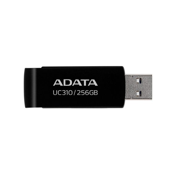 USB флеш накопичувач ADATA 256GB UC310 Black USB 3.0 (UC310-256G-RBK) | Зображення 1