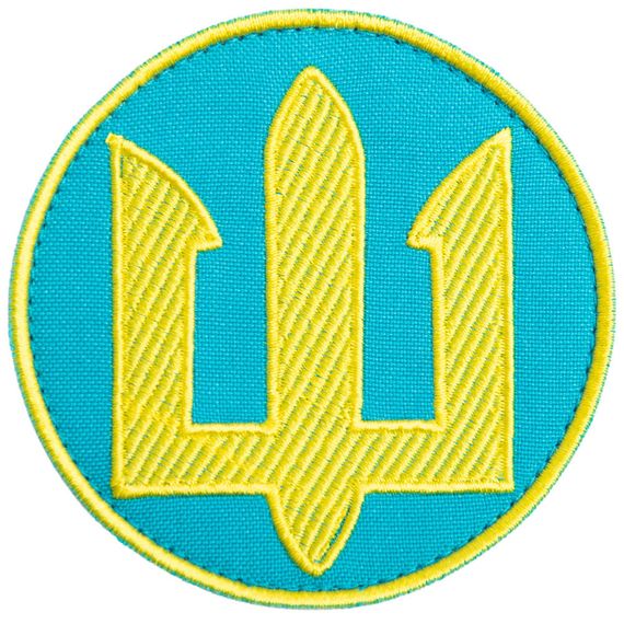 Шеврон IDEIA 87310 Україна 8  Габардин Бірюза