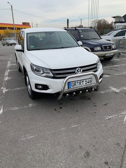 Кенгурятник WT003 (нерж) 60 мм, без напису для Volkswagen Tiguan 2007-2016 рр | Зображення 4