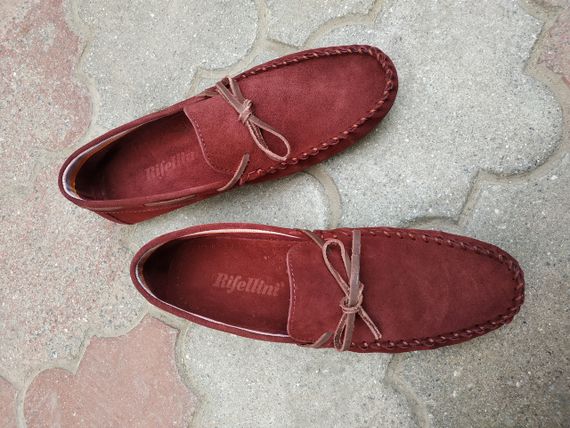 Бордовые мокасины 41 размер. Выбирайте удобную обувь! | Зображення 2