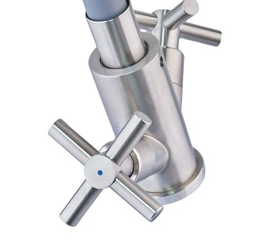 Змішувач для кухні Mixxus із силіконовим виливом DVE-011 Refl.Gray (MI6081) | Зображення 1