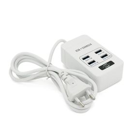 Сетевой фильтр ТВ-Т05, 4 USB, 1.5 м, сечение 3х0,5мм, 2.1А, White, Box
