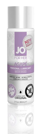 Смазка на водной основе JO AGAPE — ORIGINAL (60 мл) без глицерина, гликоля и парабенов Sex Aura