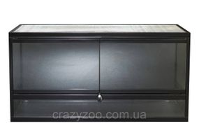 Терраріум для дрібних рептилій та амфібій CZ №6 горизонтальний з двома дверцятами 60x30x30 см 54 л 8834