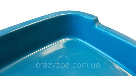 Туалет для котів синій 37x27x6 см 6213 | Зображення 1
