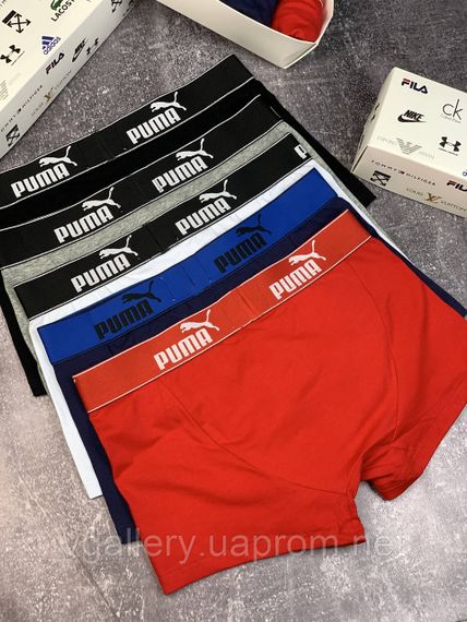 Мужские трусы Пума | Набор мужских боксеров Puma плавки хлопок | Зображення 7