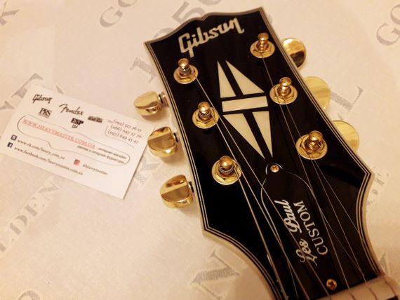 Електрогітара Gibson Les Paul Custom White Alpine China | Зображення 6
