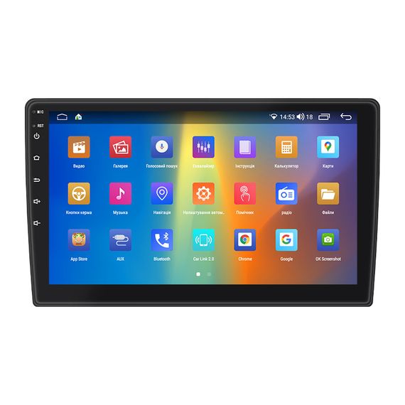 Штатная магнитола 9" Lesko для Peugeot Expert II 2007-2012 4/64Gb CarPlay 4G Wi-Fi GPS Prime IPS 8 ядер Пежо | Зображення 1