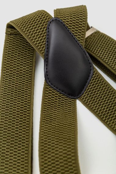 Підтяжки чоловічі 196R40Y14, колір хакі, 196R40Y14-1 | Зображення 2