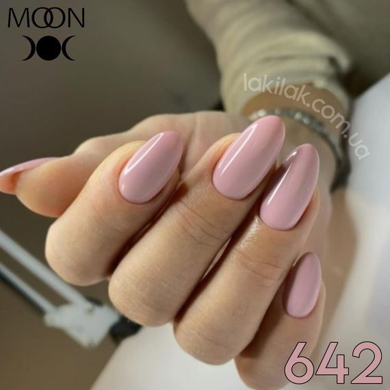 Гель-лак Moon Full Winter №642 бежево-ліловий 8мл