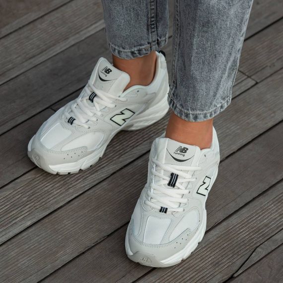 Демісезонні кросівки New Balance колір бежевий | Зображення 2