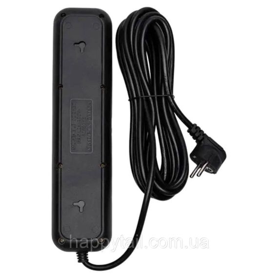 Мережевий фільтр-подовжувач 5 розеток 3xUSB-A 1xUSB-C 5м чорний HP-5-40 | Зображення 4