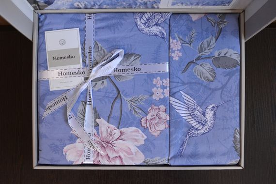 Постільна білизна First Choice Homesko Ranforse сімейний 160 х 220 см Ibiza Indigo | Зображення 3