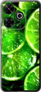 Чохол на Xiaomi Poco M6 4G Зелені часточки лимона "852u-3798-2448"